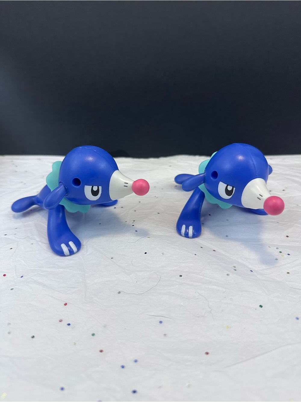 Blue Popplio PVC Figure Pair- 2017 McDonalds